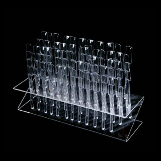 Cre8tion Nail Color Display, 64 Holes Z Shape Stick Color Chart Holder + 64 pcs Sticks, 10333 BB KK0715